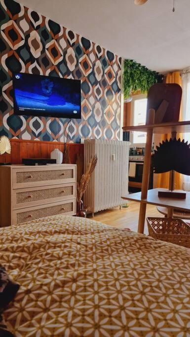 Studio 2 Pers Aux Inspirations 60S Chalon-sur-Saône Zewnętrze zdjęcie